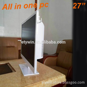 All in one Wall mount gaming computer ,all in one pc, built-in all in one pc case 27"LED monitor desktop computer without CPU